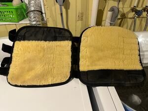 Fleece-Lined Horse Shipping Boots Wraps Pair 16”